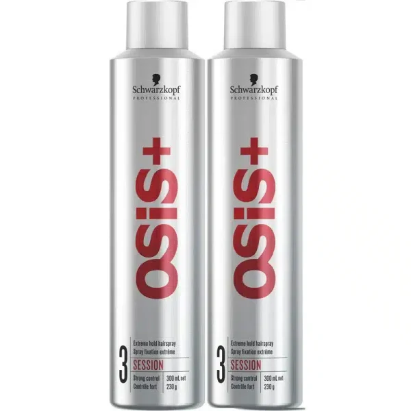 Schwarzkopf Professional OSiS Session Extreme Hold Hairspray 300ml X2 - Image 2