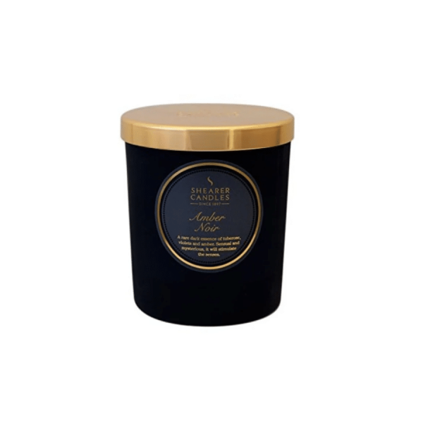 Shearer Candles In Jar Amber Noir 35h